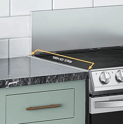 Samsung 30" Black Stainless Steel Trim Kit-1