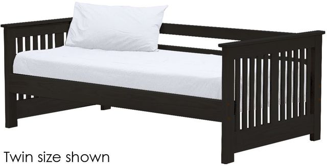 Crate Designs™ Furniture Espresso Twin Shaker Day Bed-0
