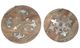 A & B Home 2-Piece Brown Decorative Round Tray Set-4