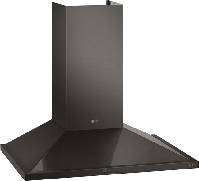 LG 36" Black Stainless Steel Wall Hood-2