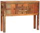 Dovetail Furniture Nantucket Antiqued Wood Sealed Small Console Table-0