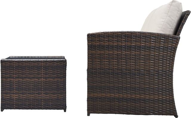 Signature Design by Ashley® East Brook 2-Piece Dark Brown Outdoor Conversation Set-2