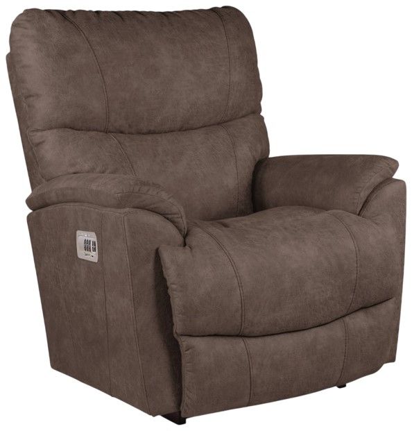 La-Z-Boy® Trouper Mink Power Rocking Recliner with Headrest and Lumbar-0