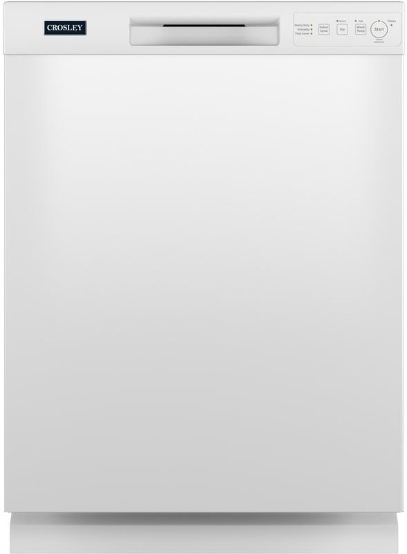 Crosley® 24" White Built In Dishwasher-0