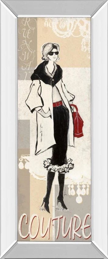Classy Art Couture by Tava Studios Mirror Framed Wall Art-0