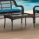 Furniture of America® Oliveri Brown Wicker Coffee Table-1