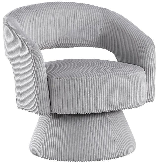 Homelegance® Upton Gray Swivel Chair-0