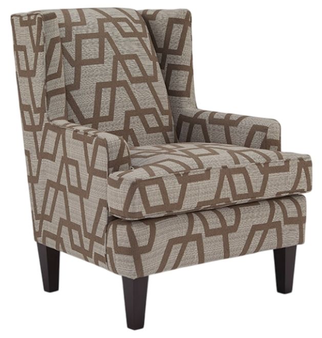 Best® Home Furnishings Customizable Field & Stream Home Sterling Wing Back Chair with Espresso Legs-0