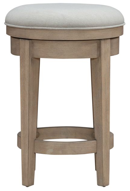Liberty Furniture Brentwood Sandstone/Taupe Swivel Console Stool-2