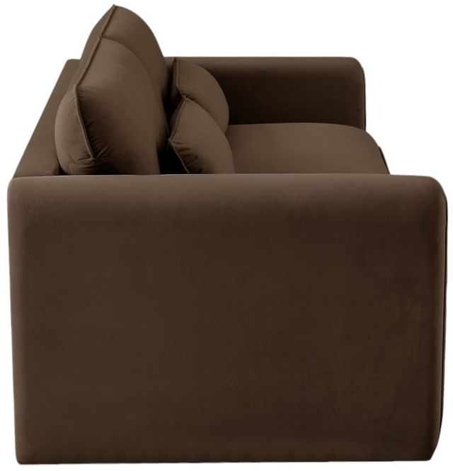 Meridian Furniture Sloan Brown Velvet Sofa-2