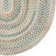 Capel Rugs Synergy Blue Opal 24" x 36" Oval Throw Rug-1