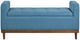Homelegance® Brigitte Blue Lift Top Storage Bench-2