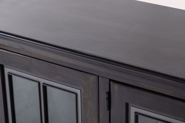 aspenhome® Avery Loft Ghost Black 84" Console with 3 Doors-2
