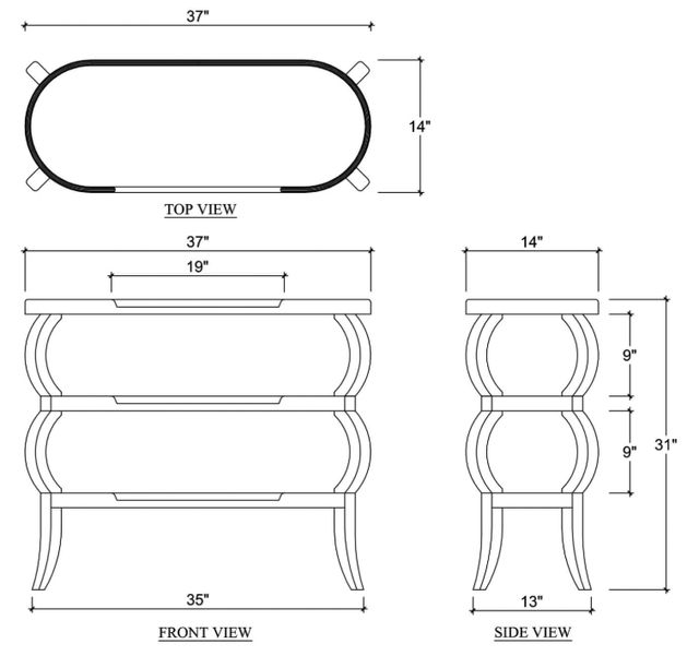 Bramble Customizable Savanah Console Table-2