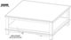 International Furniture Direct Golden Loft Gray Cocktail Table-1