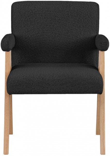Meridian Furniture Woodloch Black/Natural Accent Chair-1