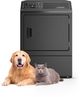 Huebsch® 7 Cu. Ft. Matte Black Electric Dryer with Over-Dry Protection-3