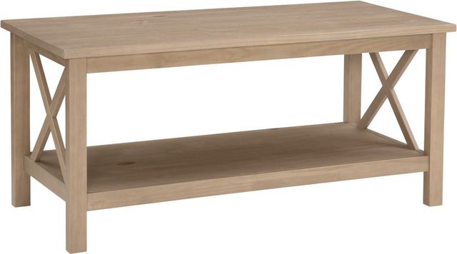 Linon Davis Driftwood Coffee Table-0
