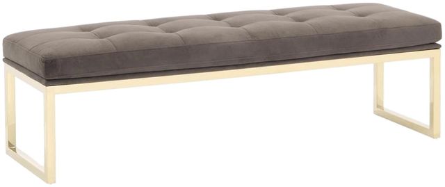 Michael Amini® Dahlia Chocolate Brown Accent Bench-0
