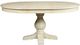Riverside Furniture Aberdeen Weathered Worn White 18" Leaf Round Dining Table-2