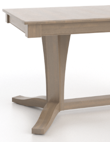 Canadel Customizable Gourmet Weathered Gray Washed Dining Table-1