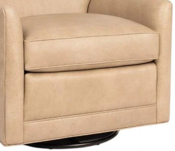 Smith Brothers Customizable 510 Leather Swivel Glider Chair-2