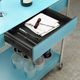 BDI Verra™ 5640 Glass Bar Cart-Aqua-2