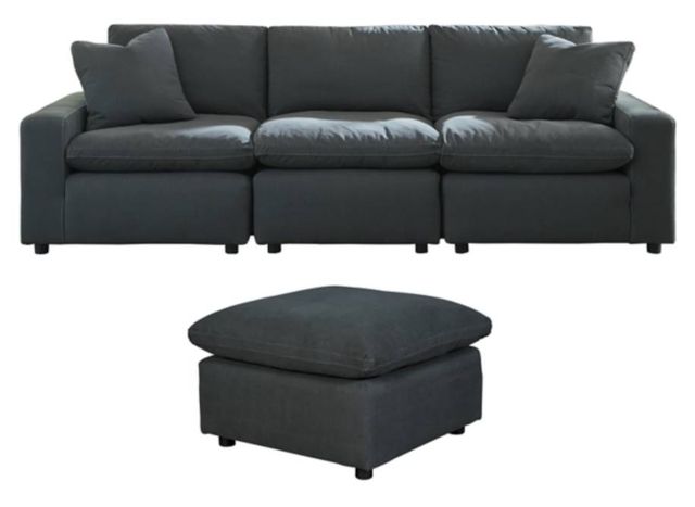 Signature Design by Ashley® Savesto 2-Piece Charcoal Living Room Set-0