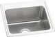 Elkay Lustertone® Classic Lustrous Satin 25" x 21-1/4" x 10-1/8" 1-Hole Single Bowl Drop-In Sink-0