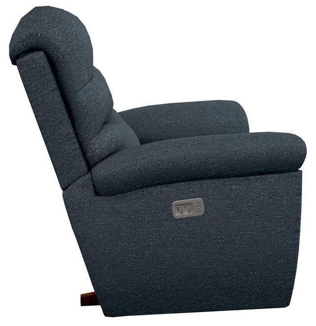 La-Z-Boy® Joshua Navy Power Rocking Recliner with Headrest-2