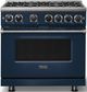 Viking® 7 Series 36" Slate Blue Pro Style Liquid Propane Gas Range-0