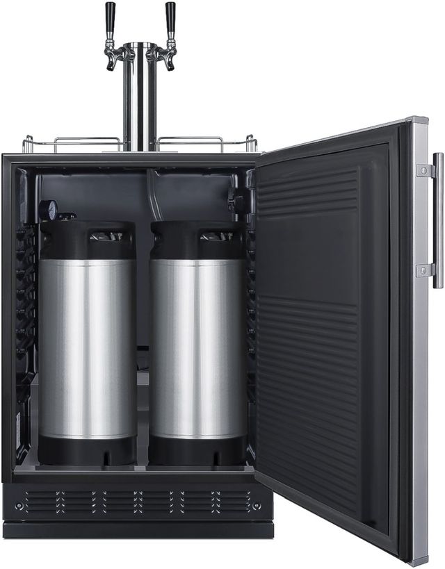 Summit® 24" Stainless Steel Cold Brew Coffee Kegerator-1