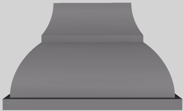 Vent-A-Hood® Designer Series 48" Gunsmoke Wall Mounted Range Hood-0