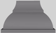 Vent-A-Hood® Designer Series 48" Gunsmoke Wall Mounted Range Hood-0