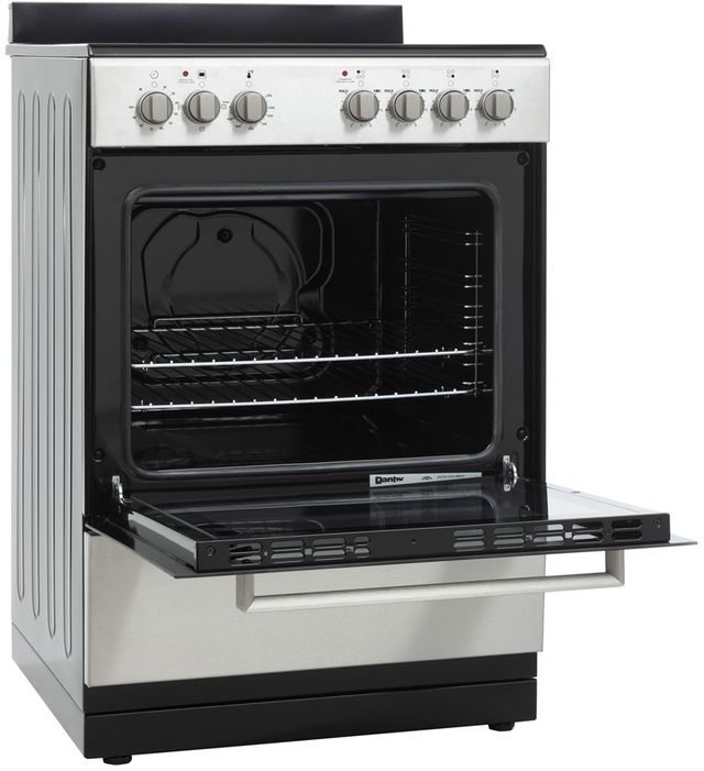 Danby 24" Stainless Steel Glass Top Freestanding Electric Range-4