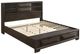 ACME Furniture Merveille Espresso Eastern King Bookcase Bed-0