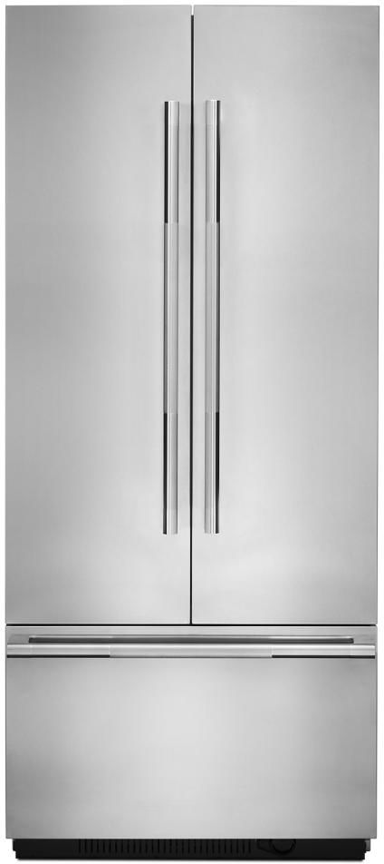 JennAir RISE™ 36" Stainless Steel Fully Integrated Built-In French Door Refrigerator Panel-Kit-0