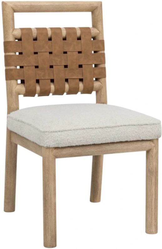 Modus Furniture Dorsey Ginger/Ricotta Upholstered Dining Side Chair-0