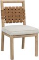 Modus Furniture Dorsey Ginger/Ricotta Upholstered Dining Side Chair-0
