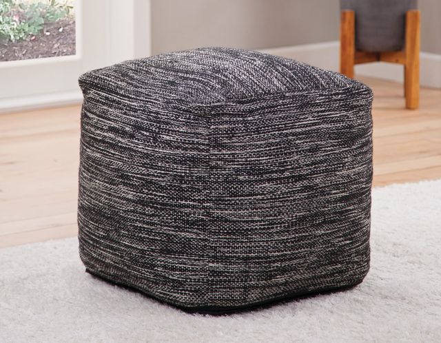 Steve Silver Co. Omari Midnight Pouf-2