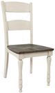 Jofran Inc. Madison County 7-Piece Vintage White 42" Dining Set-2