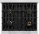 ZLINE Select Autograph Edition 30" Stainless Steel Convection Pro Style Gas Range with White Matte Door and Champagne Bronze Accents-3
