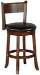 Sunny Designs™ Tuscany Vintage Mocha 24" Fullback Swivel Bar Stool-0