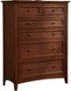 A-America® Westlake Cherry Brown 6-Drawer Chest-0