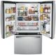 GE® 36" 21.9 Cu. Ft. Fingerprint Resistant Stainless Steel Counter Depth French Door Refrigerator-4
