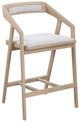Moe's Home Collection Padma Light Grey Counter Stool-1