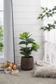 A & B Home Gunmetal 12" Small Planter-4