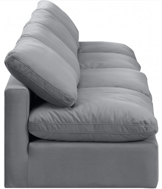 Meridian Furniture Indulge 4-Piece Gray Armless Velvet Sofa-2