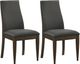 Coaster® Wes 2-Piece Grey/Dark Walnut Side Chairs-4
