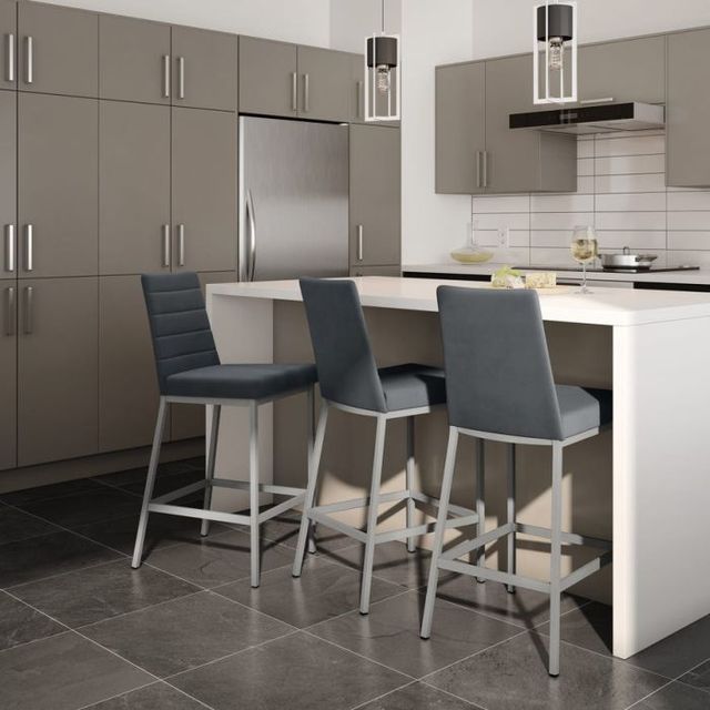 Amisco Customizable Luna Upholstered Counter Stool-1